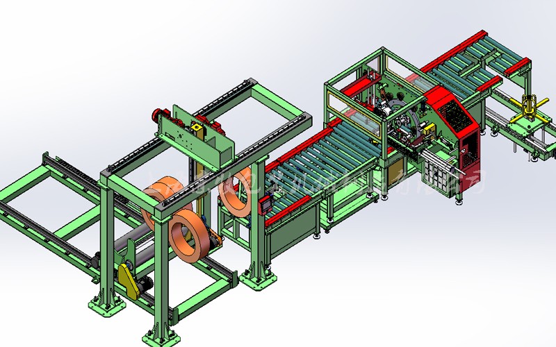 鋼絲、焊絲包裝、碼垛、貼標(biāo)、捆扎機(jī)
